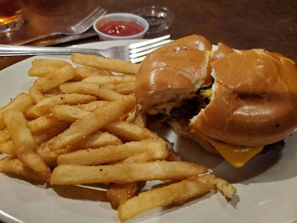 Fourth Pound Cheeseburger with Fries
